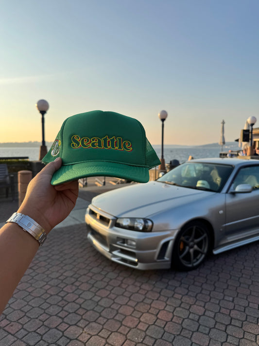 Kelly Green Seattle hat